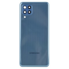 MR1_101631 Задня частина корпуса для samsung galaxy m32 sm-m325 синій (з склом камери) PRC