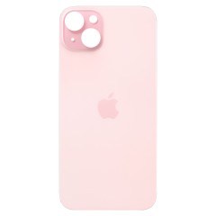 MR1_101946 Задня кришка для iphone 15 plus рожевий (великий виріз під камеру) PRC