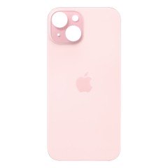 MR1_101943 Задня кришка для iphone 15 рожевий (великий виріз під камеру) PRC