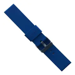 РЕМІНЕЦЬ SILICONE METAL CLAPS 20MM, СИНІЙ