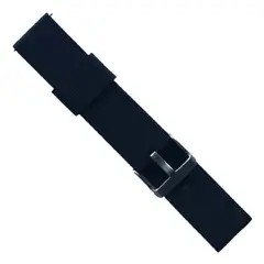 РЕМІНЕЦЬ SILICONE METAL CLAPS 22MM, ЧОРНИЙ