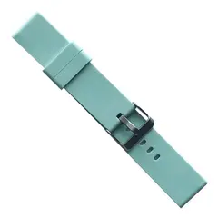 РЕМІНЕЦЬ SILICONE METAL CLAPS 22MM, GEM ЗЕЛЕНИЙ