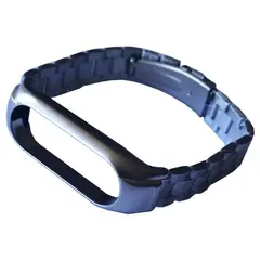 РЕМІНЕЦЬ ДЛЯ XIAOMI MI BAND 3, 4, 5, 6 3-BEAD METAL BAND, СІРИЙ
