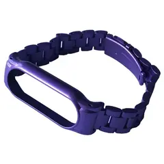 РЕМІНЕЦЬ ДЛЯ XIAOMI MI BAND 3, 4, 5, 6 3-BEAD METAL BAND GLYCINE