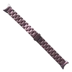 РЕМІНЕЦЬ ДЛЯ XIAOMI MI BAND 8, 9, 10 3-BEAD METAL BAND РОЖЕВИЙ GOLD