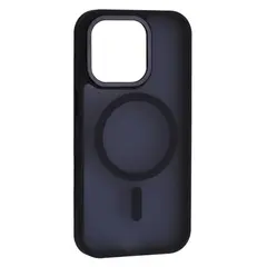 MR4_139885 Чохол guard matte magsafe для iphone 15 pro dark синій 