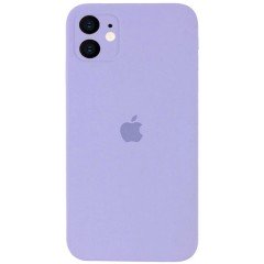 MR3_120388 Чехол silicone case для iphone 11 (5) lilac (квадратный) square side SILICONE CASE