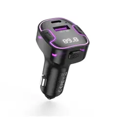MR4_140368 Fm-трансмітер xo bcc12 intelligent bluetooth mp3, 5v, 3.1a, чорний XO