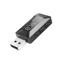 MR4_140389 Fm-трансмітер xo bcc16 bluetooth transmitter support fm transmitter, support tf card, чорний XO