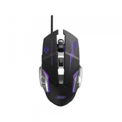 MR4_140391 Комп’ютерна мишка xo m10 gaming mechanical 6-button light emitting wired mouse, чорний XO