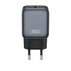 MR4_140444 Мережевий зарядний пристрій xo l153 (eu) pd20w 1type-c fast charger, чорний XO