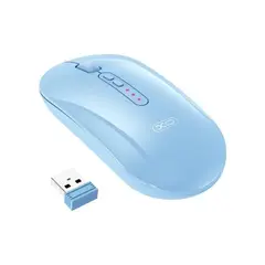 MR4_140464 Комп’ютерна мишка xo m13 tri-mode bluetooth wireless silent mouse блакитна XO