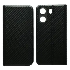 ЧЕХОЛ-КНИЖКА CARBONE ДЛЯ REDMI 13C, ЧОРНИЙ
