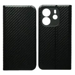 ЧЕХОЛ-КНИЖКА CARBONE ДЛЯ REDMI NOTE 14 4G EU, ЧОРНИЙ