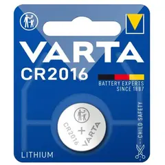 БАТАРЕЙКА VARTA CR 2016 BLISTER 1 LITHIUM (6572)