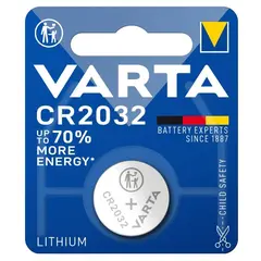 БАТАРЕЙКА VARTA CR 2032 BLISTER 1 LITHIUM (5207)
