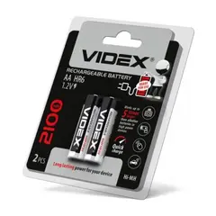 АКУМУЛЯТОР VIDEX R6 2100MAH (ПЕРЕДЗАРЯД) BLISTER 2
