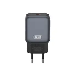 МЕРЕЖЕВИЙ ЗАРЯДНИЙ ПРИСТРІЙ XO L152 (EU) QC18W 1USB-A FAST CHARGER, ЧОРНИЙ