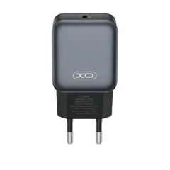 MR4_140444 Мережевий зарядний пристрій xo l153 (eu)pd20w 1type-c fast charger, чорний 