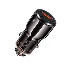 АВТОМОБІЛЬНИЙ ЗАРЯДНИЙ ПРИСТРІЙ XO CC58 CAR CHARGING USB-A, TYPE-C 95W, ЧОРНИЙ