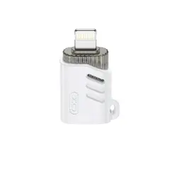АДАПТЕР OTG XO NB256A USB-A FEMALE TO LIGHTNING (WITH LANYARD), БІЛИЙ