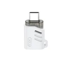 АДАПТЕР OTG XO NB256B USB-A FEMALE TO TYPE-C (WITH LANYARD), БІЛИЙ