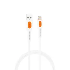 КАБЕЛЬ XO NB280 JIAN YAN SERIES LIGHTNING DATA CABLE 1M 3A, БІЛИЙ
