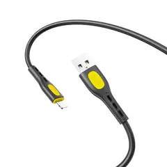 КАБЕЛЬ XO NB280 JIAN YAN SERIES LIGHTNING DATA CABLE 1M 3A, ЧОРНИЙ