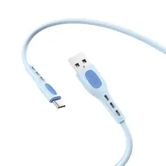 КАБЕЛЬ XO NB280 JIAN YAN SERIES MICRO DATA CABLE 1M 3A, СИНІЙ