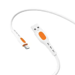 КАБЕЛЬ XO NB280 JIAN YAN SERIES MICRO DATA CABLE 1M 3A, БІЛИЙ