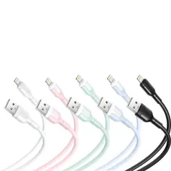 КАБЕЛЬ XO NB212 2.1A USB CABLE ДЛЯ LIGHTNING (50PCS, BOTTLE) МІКС