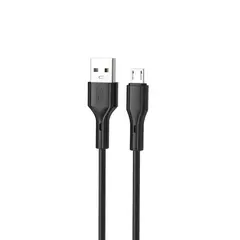 КАБЕЛЬ XO NB230 2.4A ROCK SERIES MICRO DATA CABLE, ЧОРНИЙ