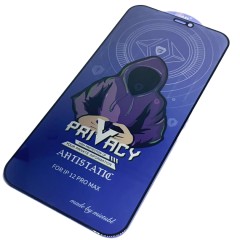 MR3_122025 Защитное стекло для iphone 12 pro max, mietubl privacy (антишпигун), черный, (без упаковки) MIETUBL