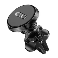 MR4_141104 Автотримач магнітний xo c122 round magnetic bracket with вихід повітря, чорний XO