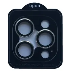 ЗАХИСНЕ СКЛО CAMERA METAL ДЛЯ IPHONE 14 PRO, 14 PRO MAX, СІРИЙ