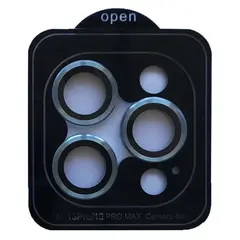 ЗАХИСНЕ СКЛО CAMERA METAL ДЛЯ IPHONE 13 PRO, 13 PRO MAX СИНІЙ