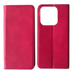 ЧОХОЛ-КНИЖКА BLACK TPU MAGNET ДЛЯ REDMI NOTE 14S РОЖЕВИЙ