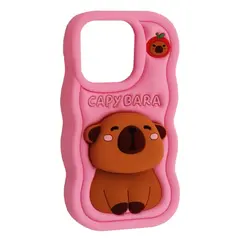 MR4_140880 Чохол capybara для iphone 16 pro max рожевий 