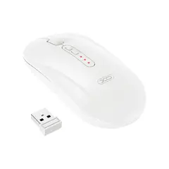 MR4_141119 Компютерна мишка xo m13 tri-mode bluetooth wireless silent mouse, білий 