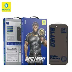 ЗАХИСНЕ СКЛО BLUEO FULL COVER ANTI-PEEP MATTE GLASS (PRIVASY) ДЛЯ IPHONE 16 PRO, IPHONE 17, ЧОРНИЙ