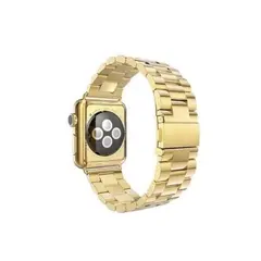 РЕМІНЕЦЬ ДЛЯ APPLE WATCH 3-BEAD METAL BAND 42, 44MM GOLD