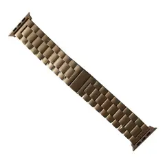 РЕМІНЕЦЬ ДЛЯ APPLE WATCH 3-BEAD METAL BAND 42, 44MM BEIGE GOLD