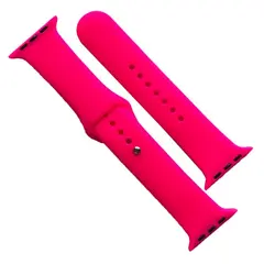 РЕМІНЕЦЬ ДЛЯ APPLE WATCH SILICONE 38, 40, 41 2IN1 (47) HOT РОЖЕВИЙ