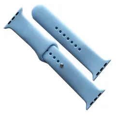 РЕМІНЕЦЬ ДЛЯ APPLE WATCH SILICONE 42, 44, 45, 46, 49 2IN1 (5) LILAC CREAM