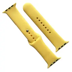РЕМІНЕЦЬ ДЛЯ APPLE WATCH SILICONE 42, 44, 45, 46, 49 2IN1 (4) ЖОВТИЙ