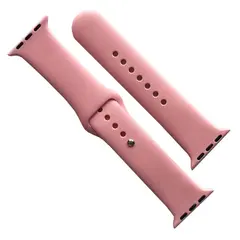 РЕМІНЕЦЬ ДЛЯ APPLE WATCH SILICONE 42, 44, 45, 46, 49 2IN1 (12) РОЖЕВИЙ
