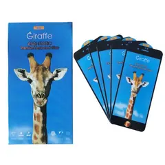 ЗАХИСНЕ СКЛО GIRAFFE ANTI-STATIC GLASS ДЛЯ IPHONE 7, 8, ЧОРНИЙ, (ТЕХ. ПАК), (5ШТ)