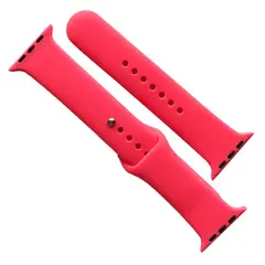 РЕМІНЕЦЬ ДЛЯ APPLE WATCH SILICONE 42, 44, 45, 46, 49 2IN1 (29) CORAL