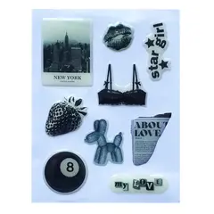 НАБІР НАКЛЕЙОК 3D STICKERS FASHIN STYLE 20