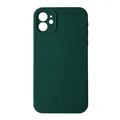 MR4_142623 Чохол silicone case full camera square side copy для iphone 11 forest зелений 